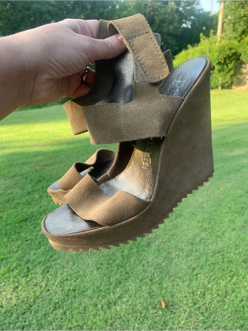 Pedro Garcia Suede Slingback Heeled Sandals